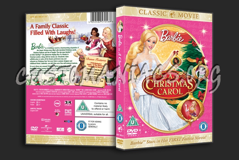 Barbie in A Christmas Carol dvd cover