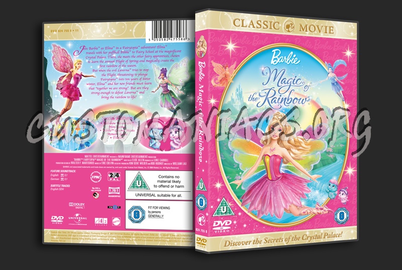 Barbie Magic of the Rainbow dvd cover