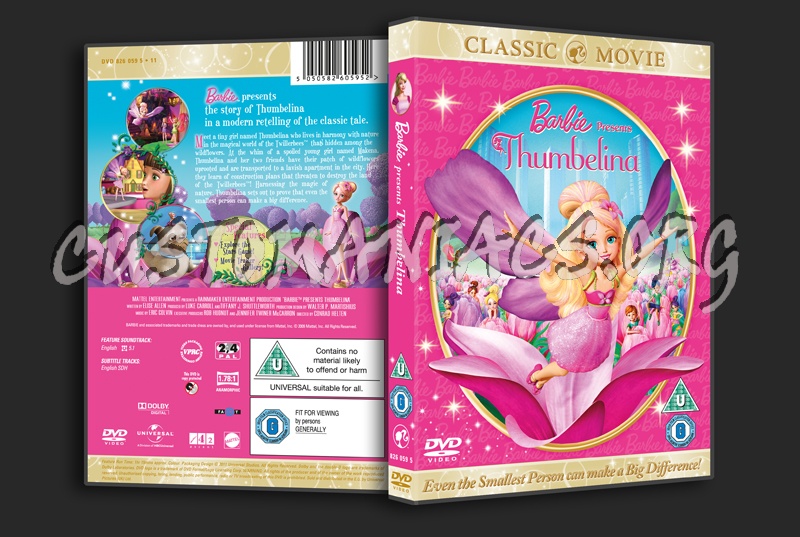 Barbie Presents Thumbelina dvd cover
