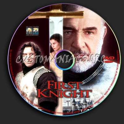 First Knight dvd label