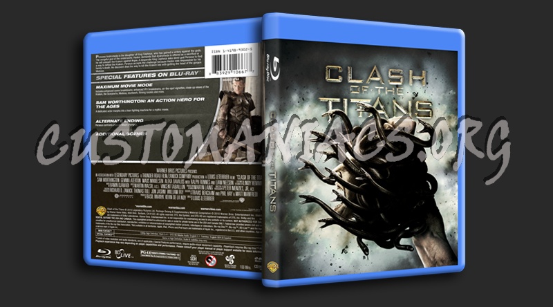 Clash of the Titans blu-ray cover