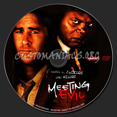 Meeting Evil dvd label