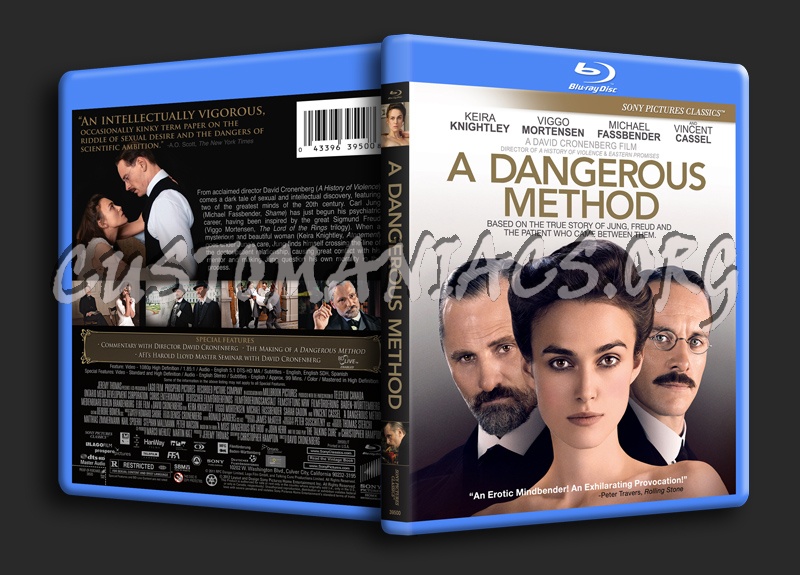 A Dangerous Method blu-ray cover