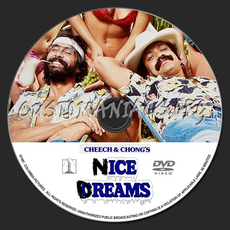 Cheech and Chong's Nice Dreams dvd label