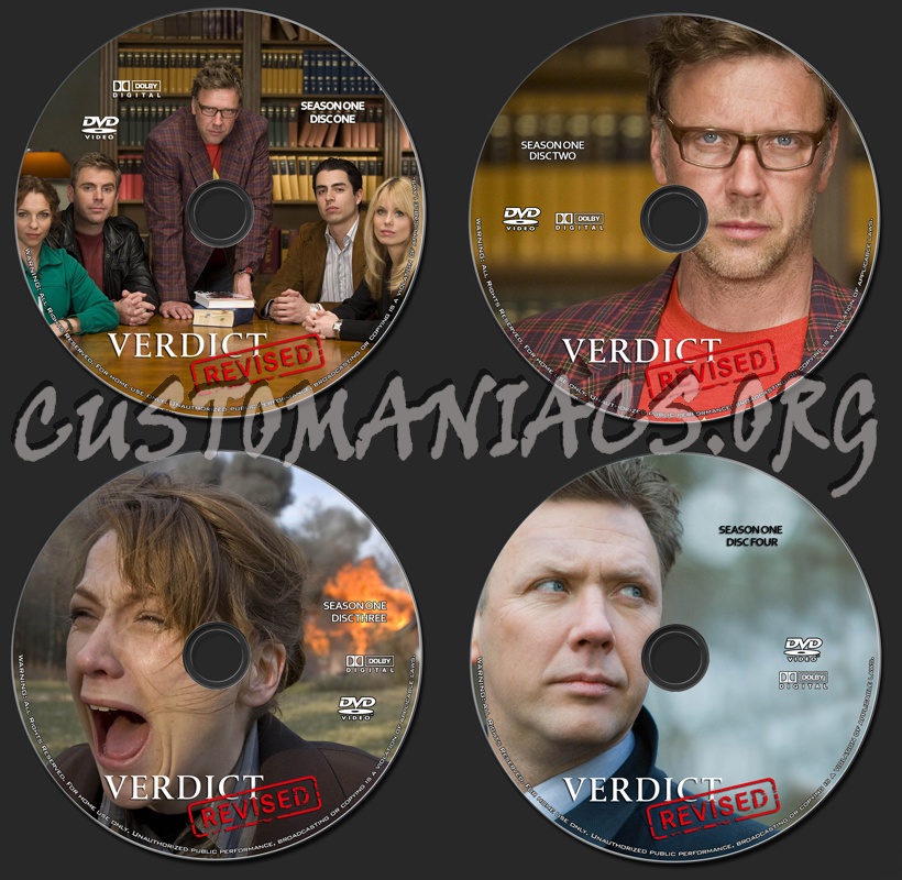 Verdict Revised - Season 1 dvd label