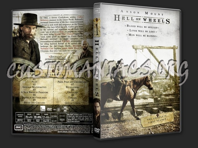 Hell on Wheels - Season 1 dvd cover