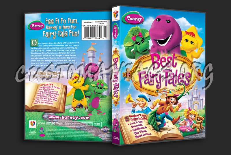 Barney: Best Fairy Tales dvd cover