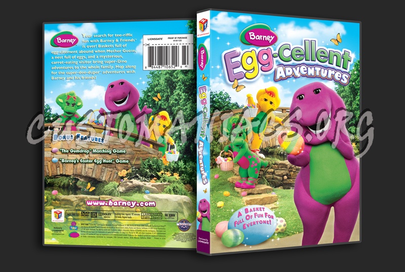 Barney: Egg-Cellent Adventures dvd cover
