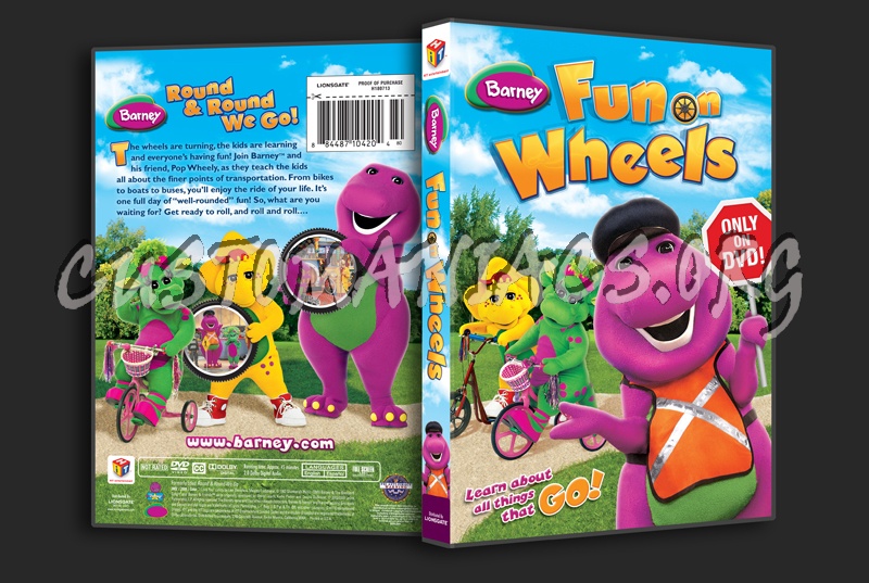 Barney: Fun on Wheels dvd cover