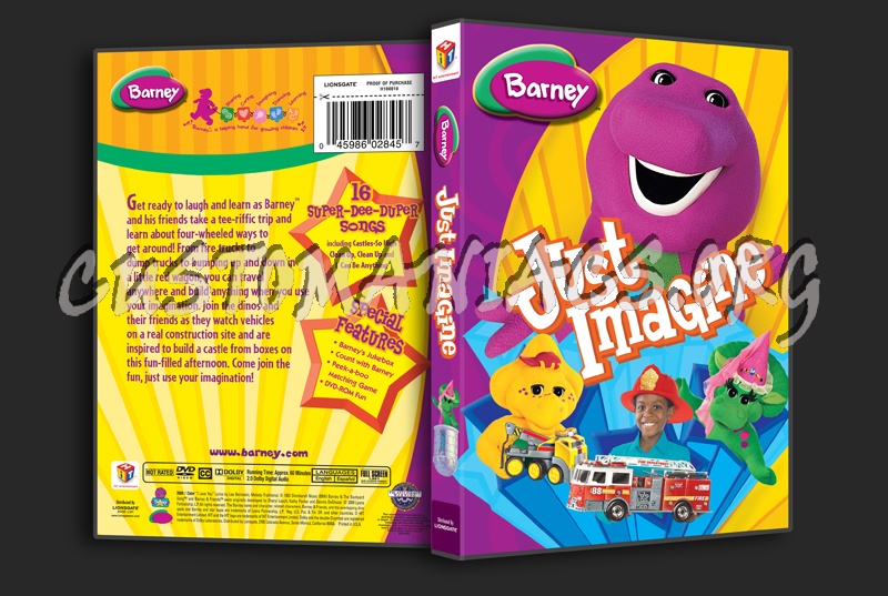 Barney: Just Imagine dvd cover