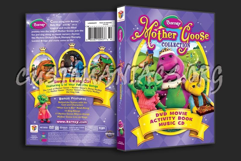 Barney: Mother Goose Collection dvd cover