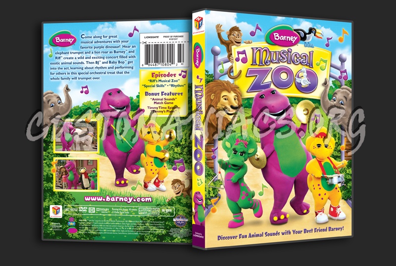 Barney: Musical Zoo dvd cover