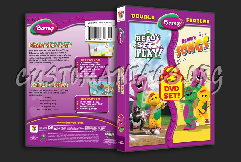 Barney: Ready Set Play! / Barney Songs dvd cover