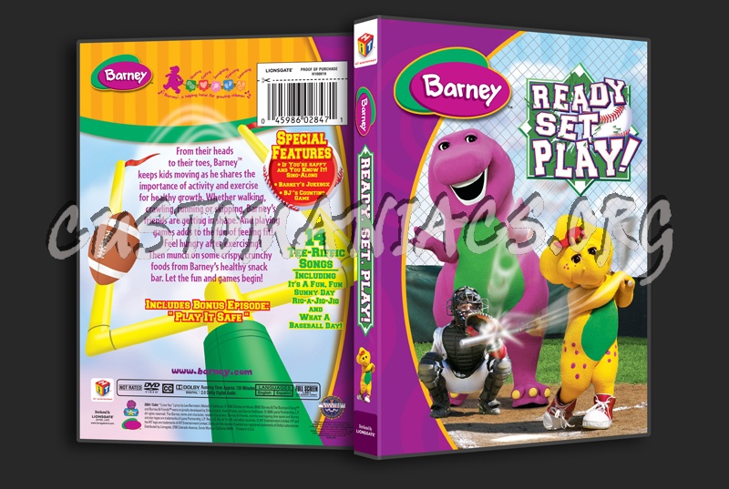 Barney: Ready Set Play! dvd cover