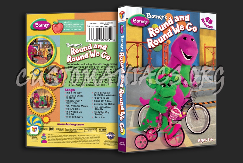 Barney: Round and Round We Go dvd cover