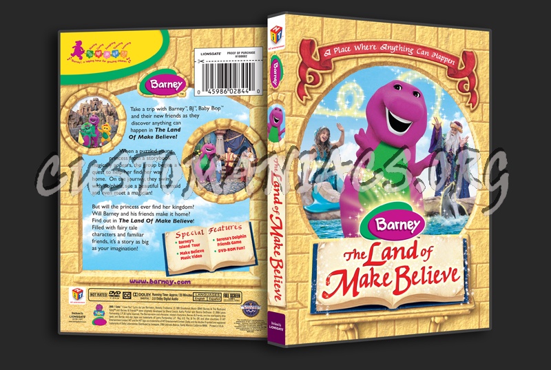Barney: The Land of Make Believe dvd cover