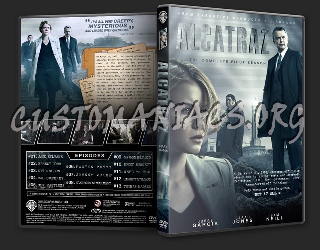 Alcatraz - Season 1 dvd cover