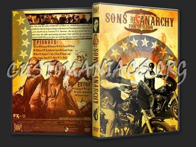 Sons of Anarchy Season 4 dvd cover