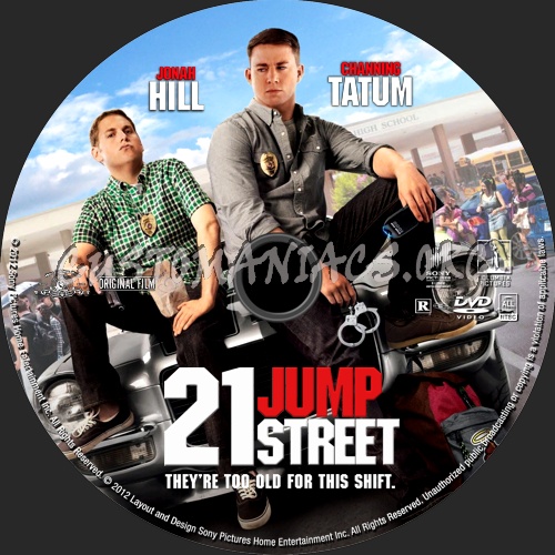 21 Jump Street (2012) dvd label