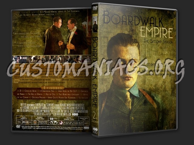 Boardwalk Empire Season 2 dvd cover