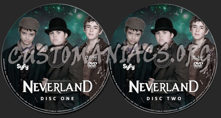 Neverland (2011) dvd label