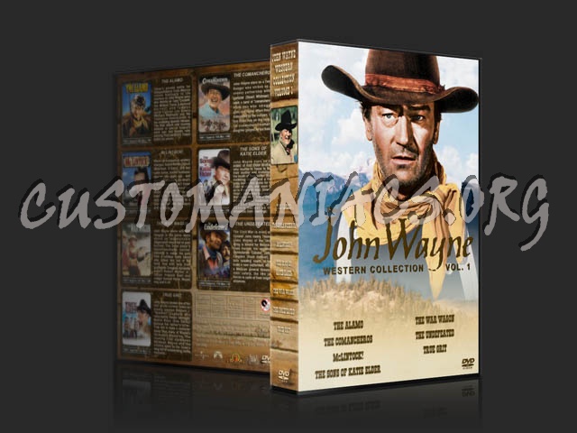 John Wayne Western Collection - Volume 1 dvd cover