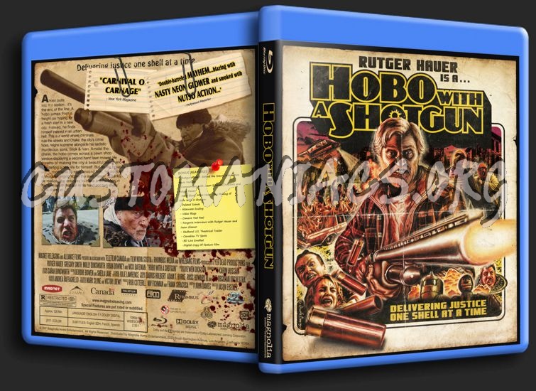 Hobo with a Shotgun blu-ray cover