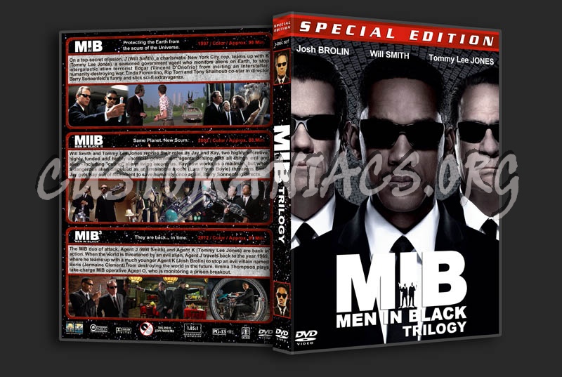 Men in Black Trilogy dvd cover