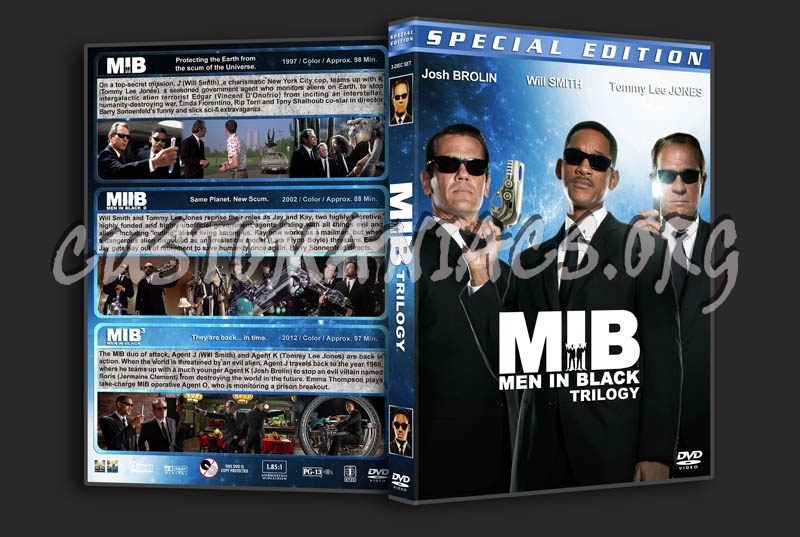 Men in Black Trilogy dvd cover