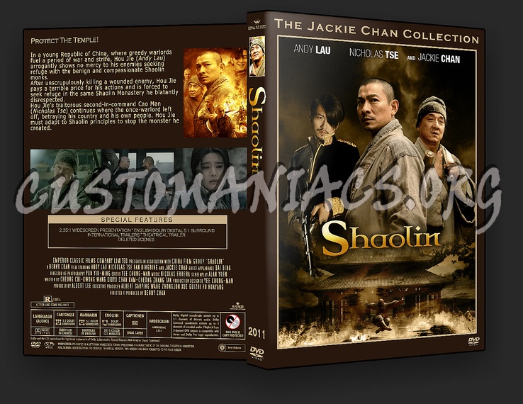 Shaolin dvd cover