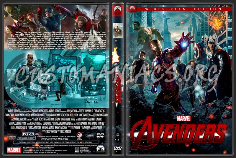 The Avengers dvd cover