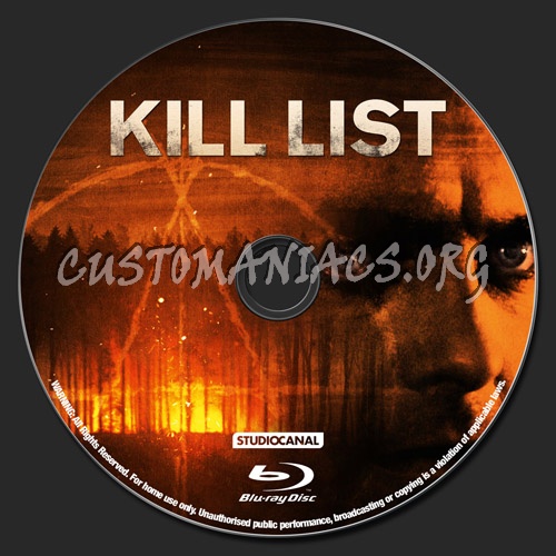 Kill List blu-ray label