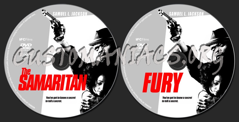 The Samaritan aka the Fury dvd label