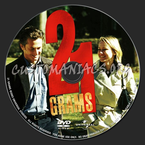 21 Grams dvd label