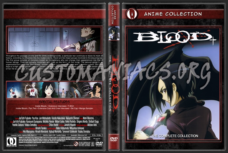 Anime Collection Blood+ Complete Collection dvd cover