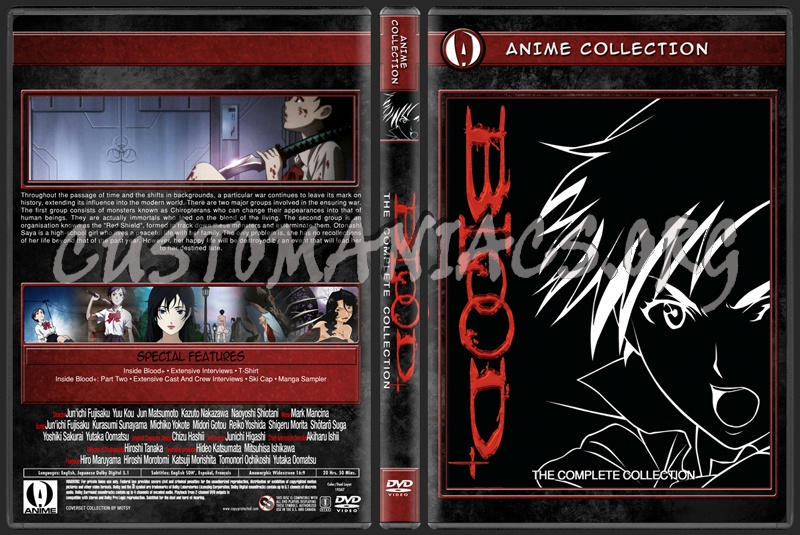 Anime Collection Blood+ Complete Collection dvd cover