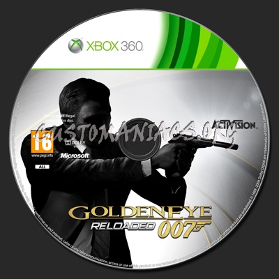 GoldenEye 007 Reloaded dvd label