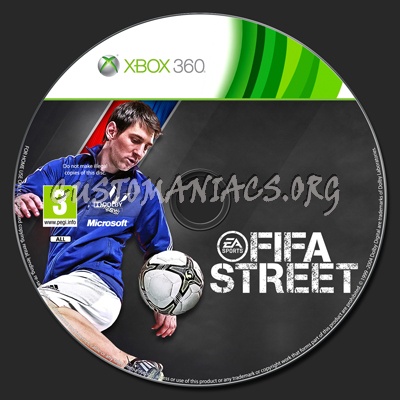 FIFA Street dvd label