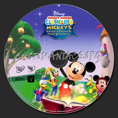 Mickey Mouse Clubhouse Mickey's Storybook Surprise dvd label - DVD ...