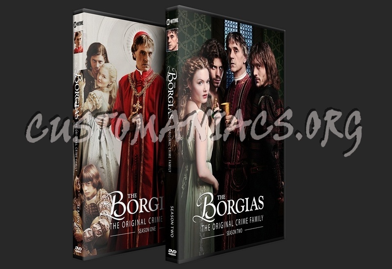 The Borgias seasons 1 + 2 dvd cover