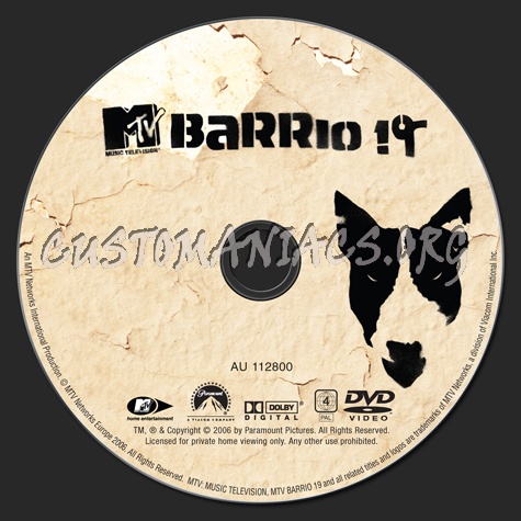 Barrio 19 dvd label