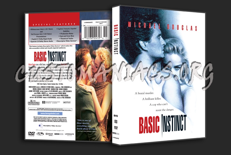 Basic Instinct dvd cover