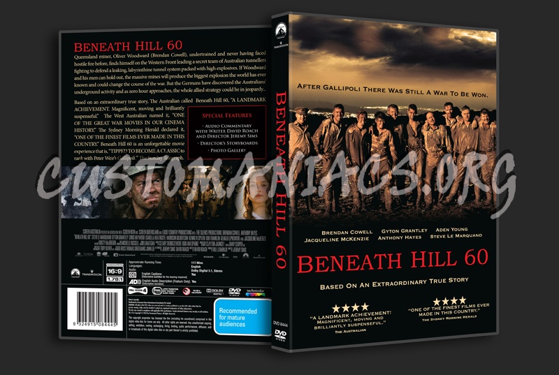 Beneath Hill 60 dvd cover