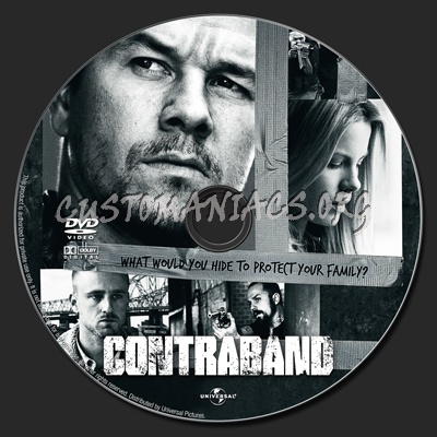 Contraband dvd label