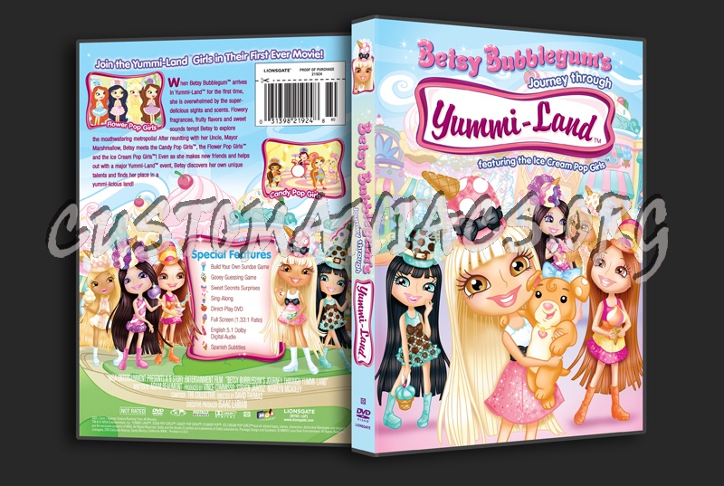 Betsy Bubblegum's Journey through Yummi-Land dvd cover