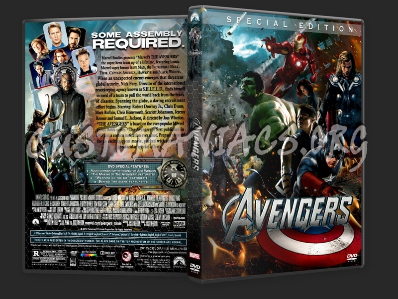 The Avengers (2012) dvd cover