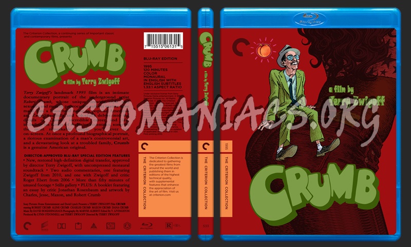 533 - Crumb blu-ray cover