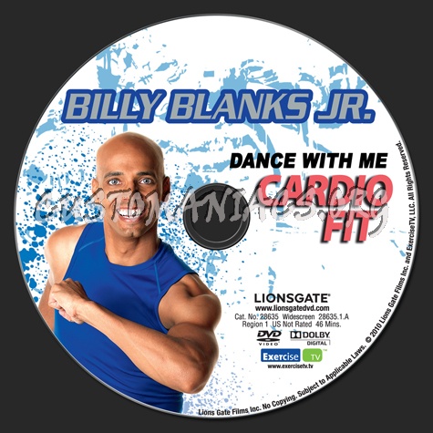 Billy Blanks Jr.: Dance With Me Cardio Fit dvd label