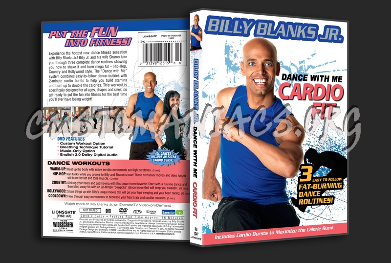 Billy Blanks Jr.: Dance With Me Cardio Fit dvd cover