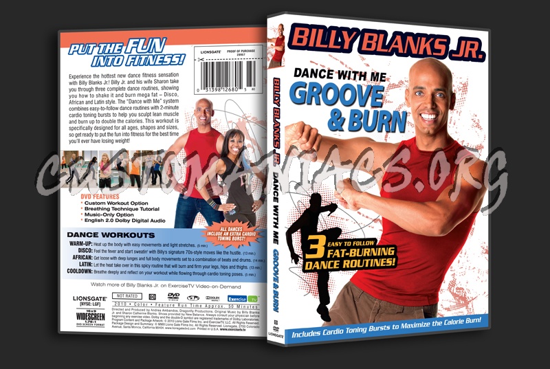 Billy Blanks Jr.: Dance With Me Groove & Burn dvd cover